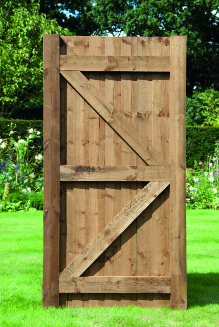 KDM Featheredge Brown Gate - Image 2