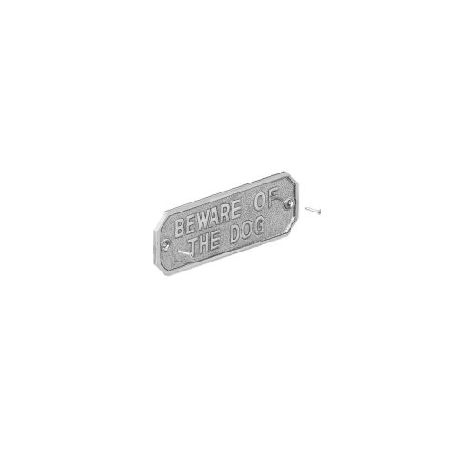 GATEMATE®-‘Beware-Of-The-Dog-Sign-160-x-55mm-Chrome