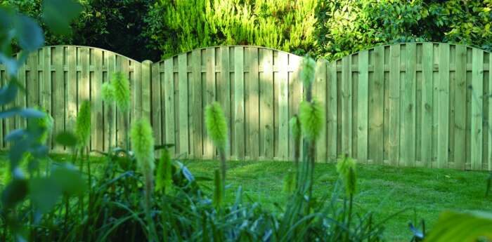 Double Sided Paling Fence Panel