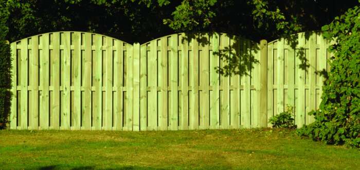 Double Sided Paling Fence Panel