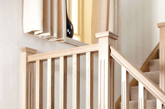 Cheshire Mouldings Benchmark Oak Pyramid Newel Cap - Image 4