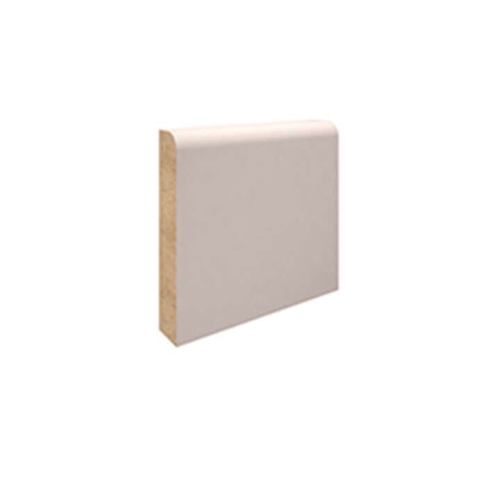 Primed MDF Round 1 Edge (9mm Radius) Architrave & Skirting Board