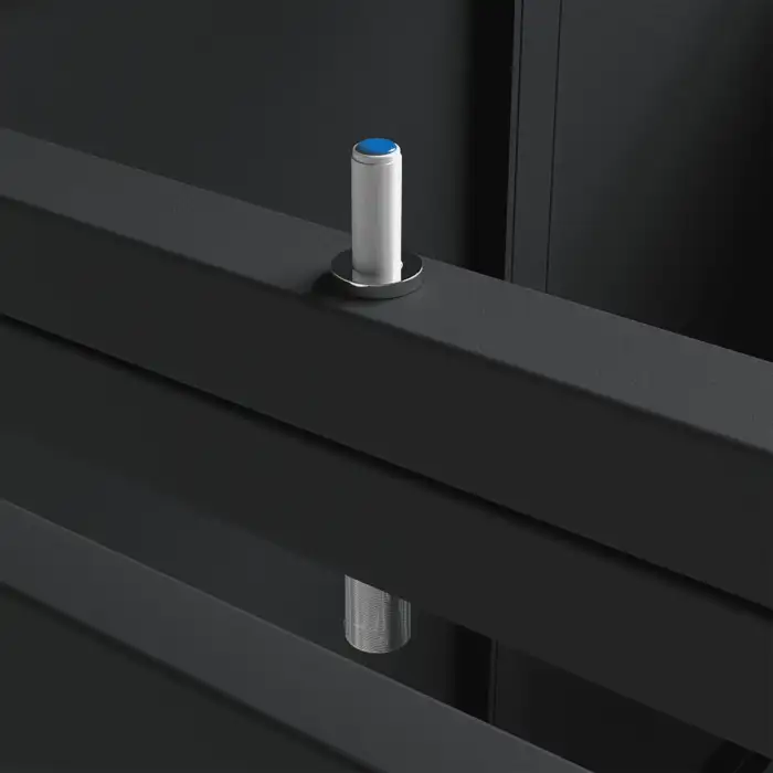 Double Bin Storage with Lid – Woodgrain & Charcoal - Image 6