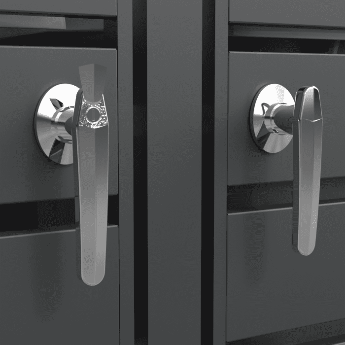 Double Bin Storage with Planter – Charcoal - Image 8