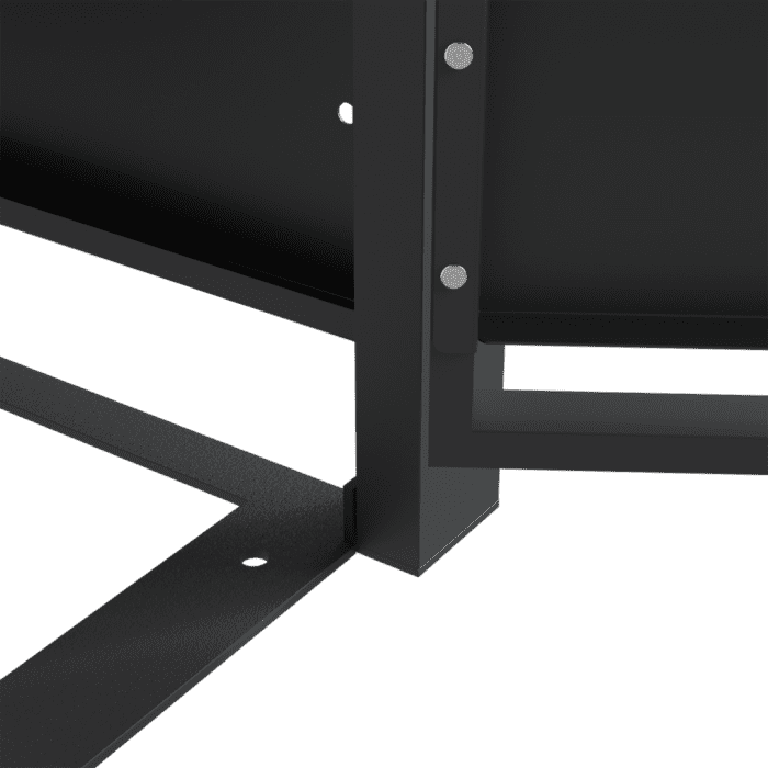 Double Bin Storage with Planter – Charcoal - Image 6
