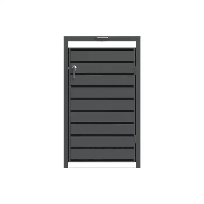 Single Bin Storage with Lid – Charcoal - Image 3